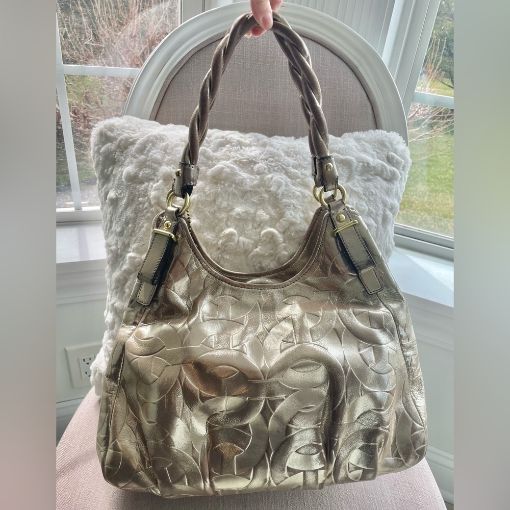 Metallic Coach Bag - Picture 6 of 14